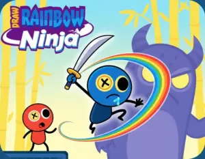 Draw Rainbow Ninja