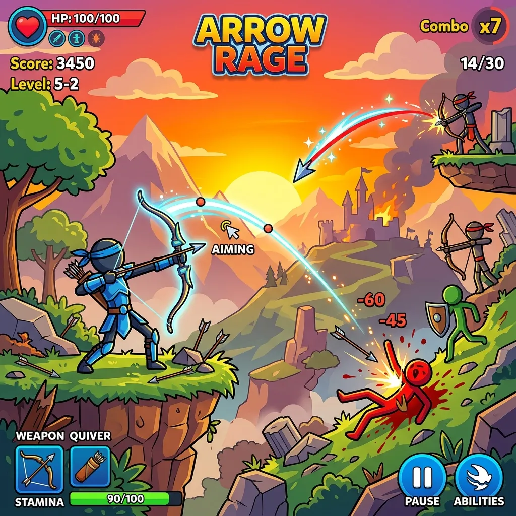 Ragdoll Archer Gameplay