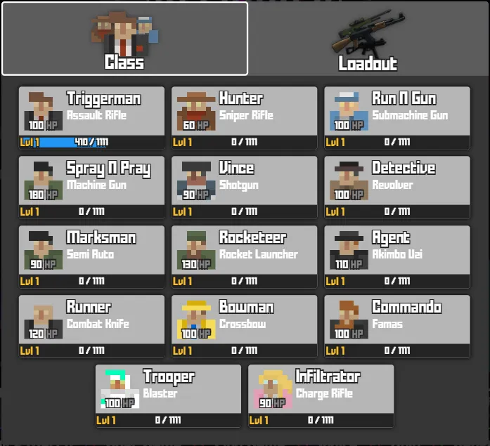 Krunker Classes Overview