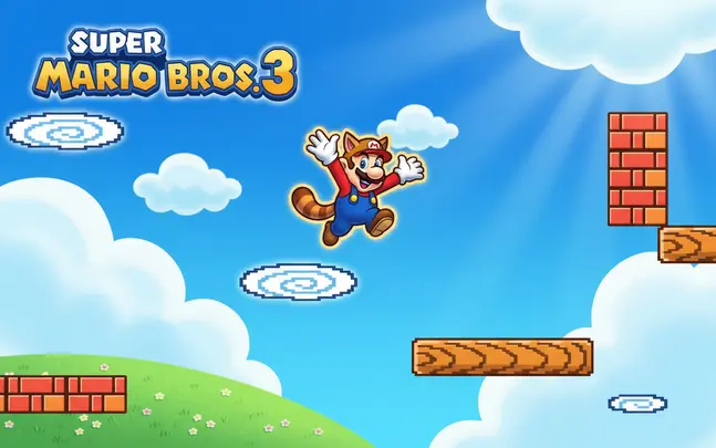 Super Mario Bros 3 gameplay screenshot