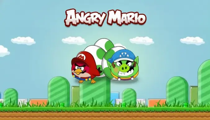 Angry Mario gameplay screenshot