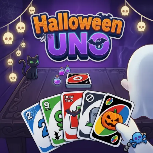 Halloween UNO gameplay screenshot