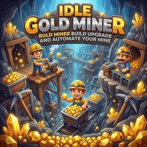 Idle Gold Miner Build Upgrade and Automate Your Mine gameplay screenshot